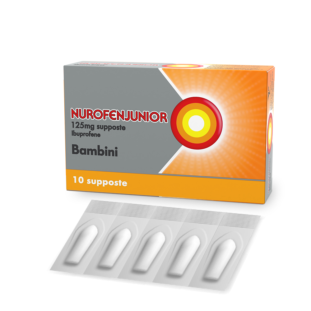 NUROFEN JUNIOR 10SUPP 125MG