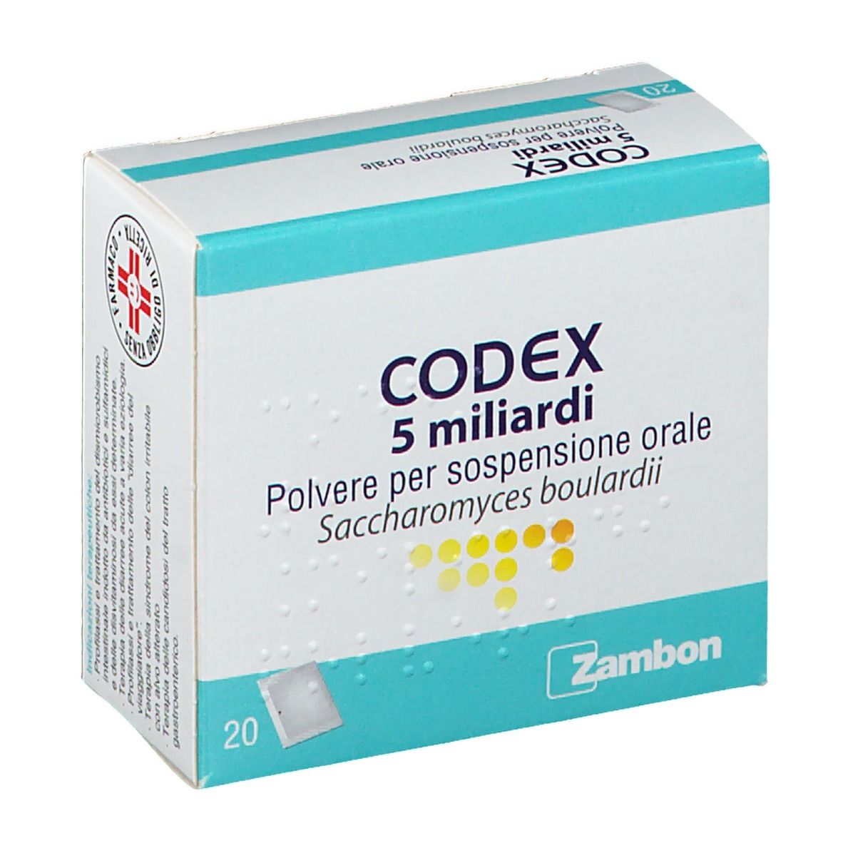 CODEX 20 BUSTINE 5 MILIARDI 250MG