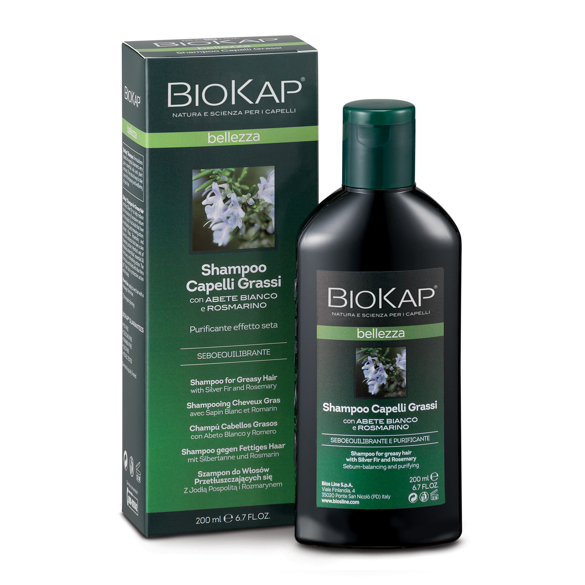 BIOKAP SHAMPOO CAPELLI GRASSI