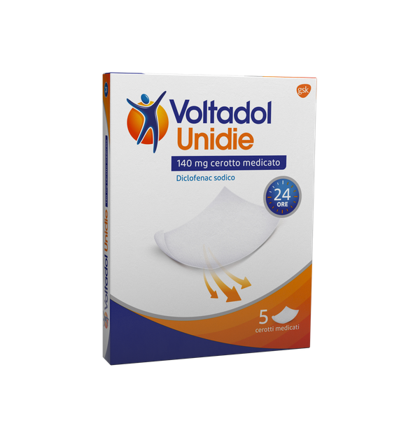 VOLTADOL UNIDIE 5 CEROTTI MEDICATI 140MG