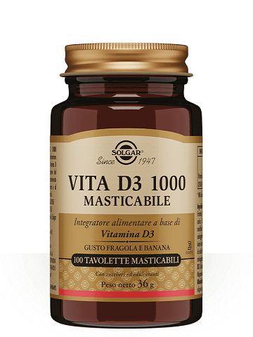 VITA D3 1000 100 TAVOLETTE MASTICABILI