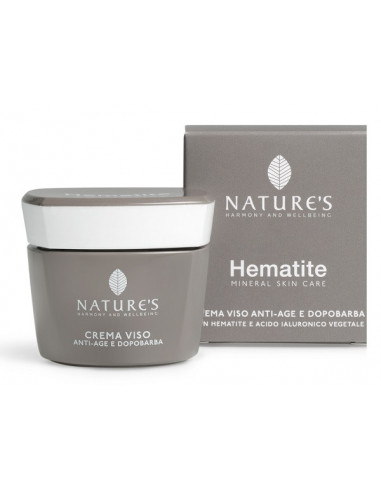 HEMATITE NATURE'S CREMA VISO ANTI-AGE E DOPOBARBA