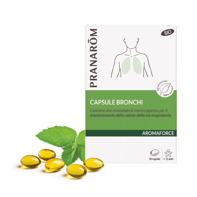 PRANAROM AROMAFORCE CAPSULE BRONCHI 30 CPS