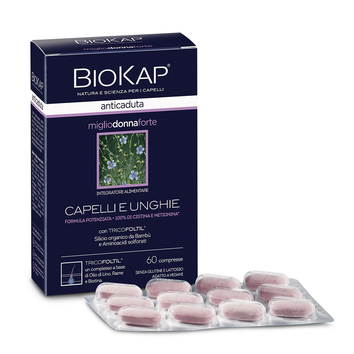 BIOKAP MIGLIO DONNA FORTE 60 COMPRESSE