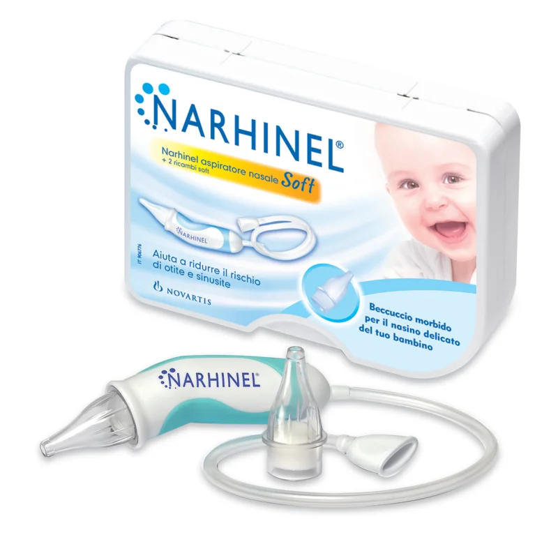 NARHINEL ASPIRATORE NASALE SOFT + 2 RICAMBI SOFT