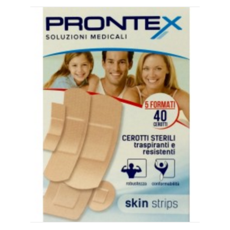 CEROTTI PRONTEX SKIN STRIPS ASSORTITI 40 PEZZI