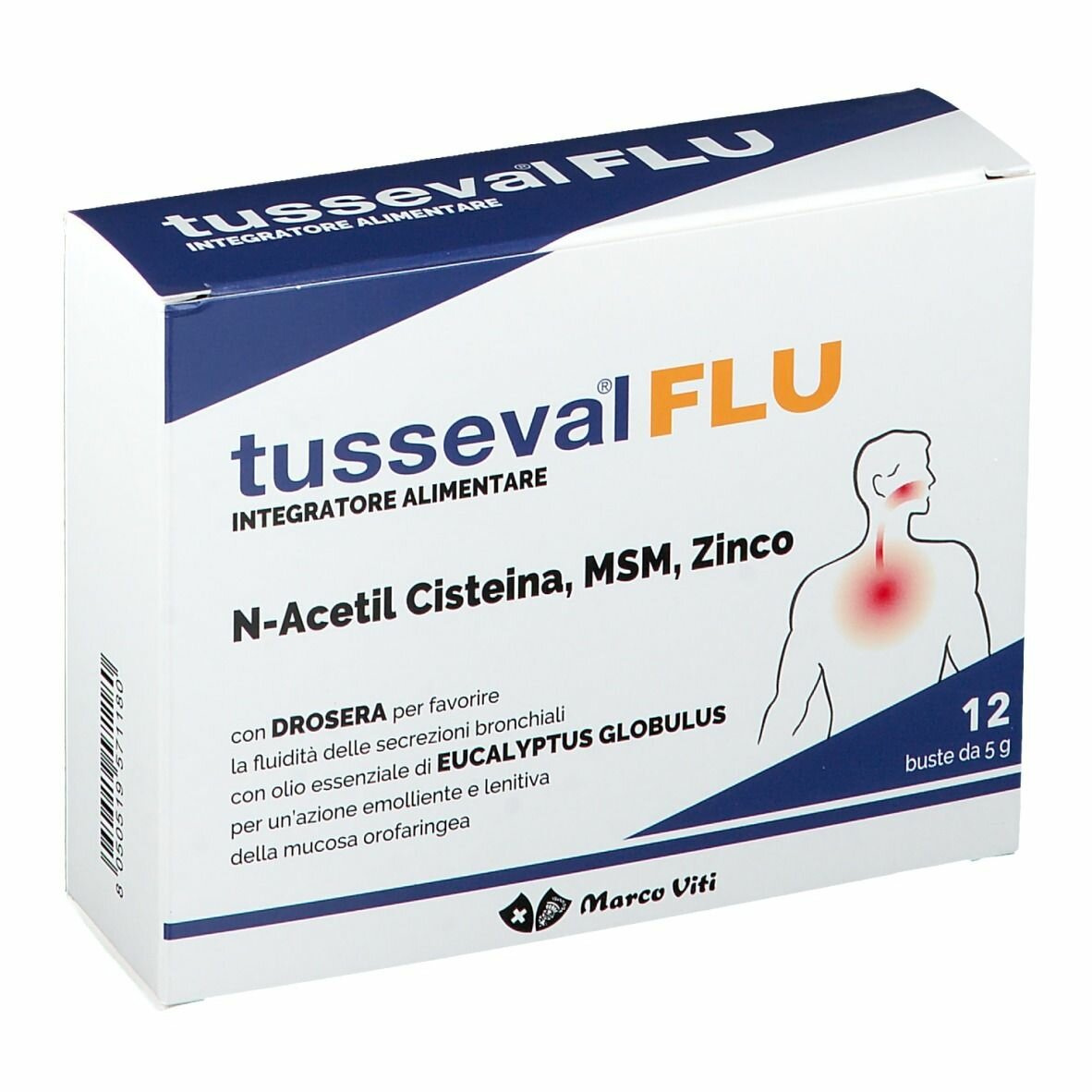 TUSSEVAL FLU 12 BUSTINE SOLUBILI