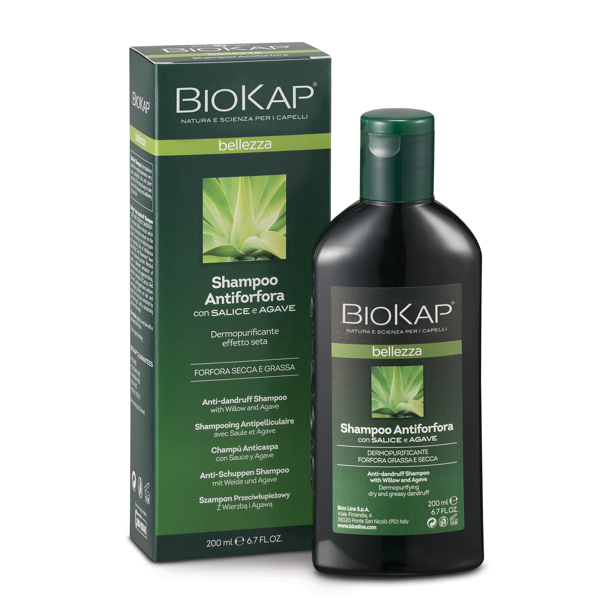 BIOKAP SHAMPOO ANTIFORFORA 200ML