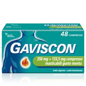 GAVISCON 48CPR MENT 250+133,5MG