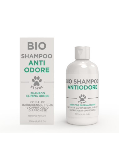 BIOPET SHAMPOO ANTIODORE 250ML