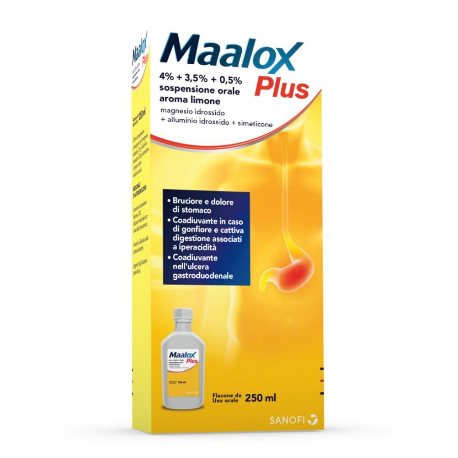 MAALOX PLUS OS SOSP 4+3,5+0,5%