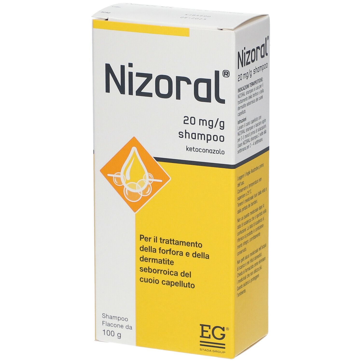 NIZORAL SHAMPOO FL 100G 20MG/G