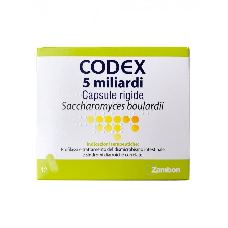 CODEX 12 CAPSULE 5 MILIARDI 250MG