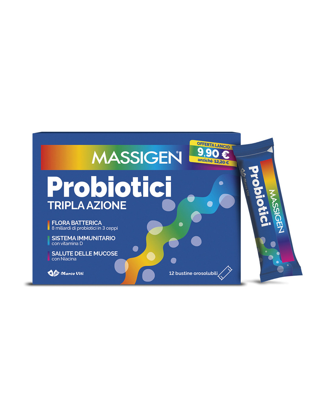 MASSIGEN PROBIOTICI 12 STICK