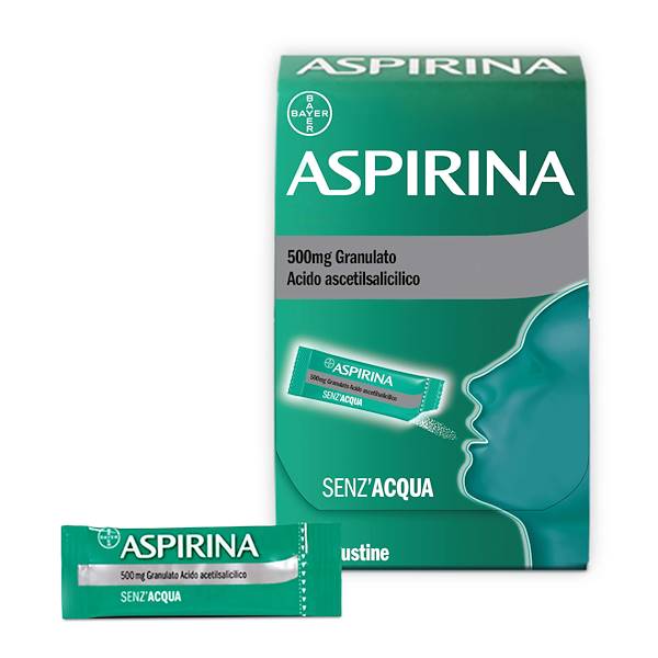 ASPIRINA GRANULATO 10 BUSTINE OROSOLUBILI 500MG