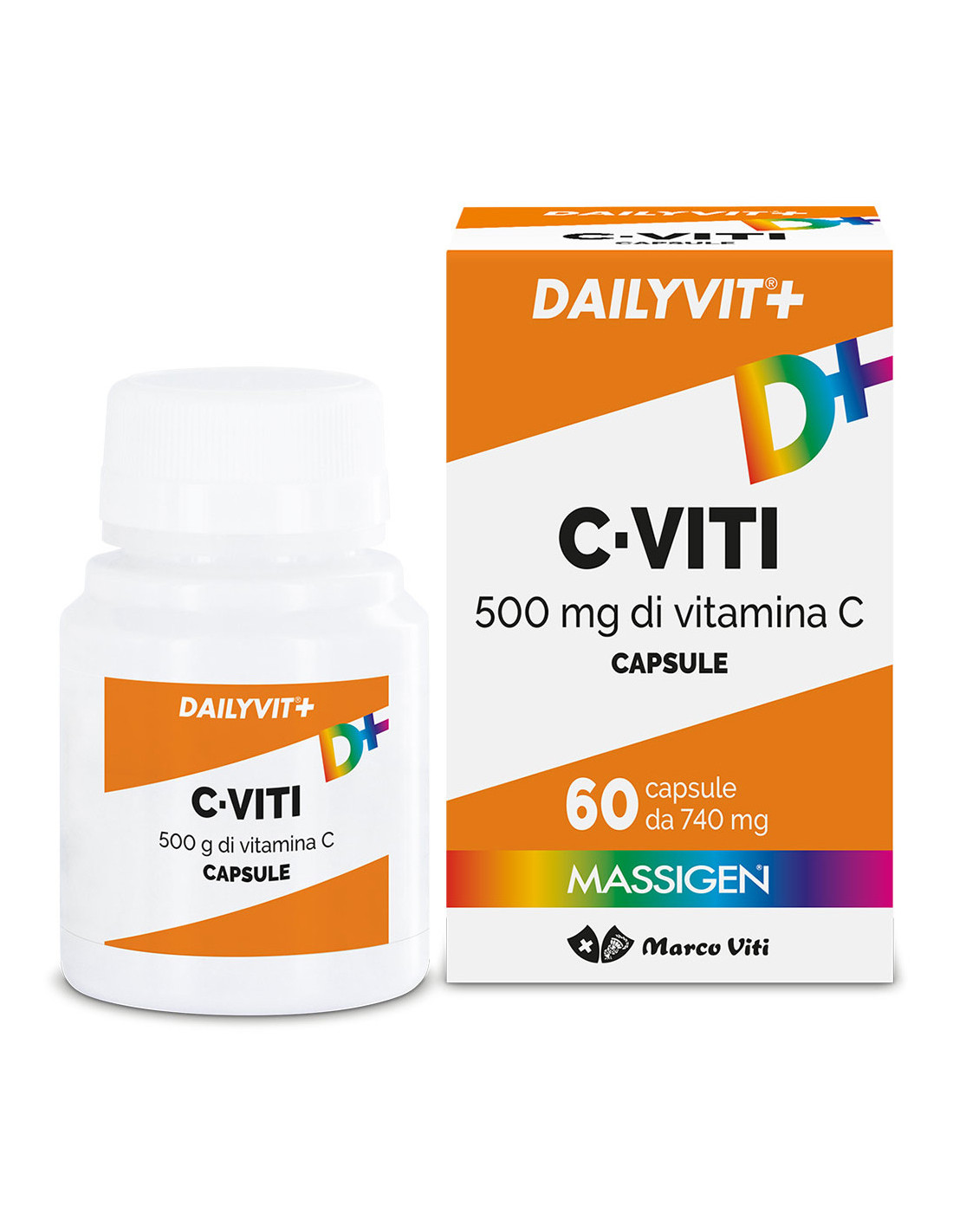 DAILYVIT+ C VITI 500MG 60CPS