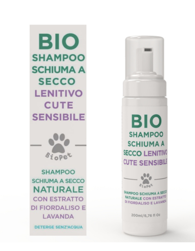 BIOPET SHAMPOO SECCO LENITIVO