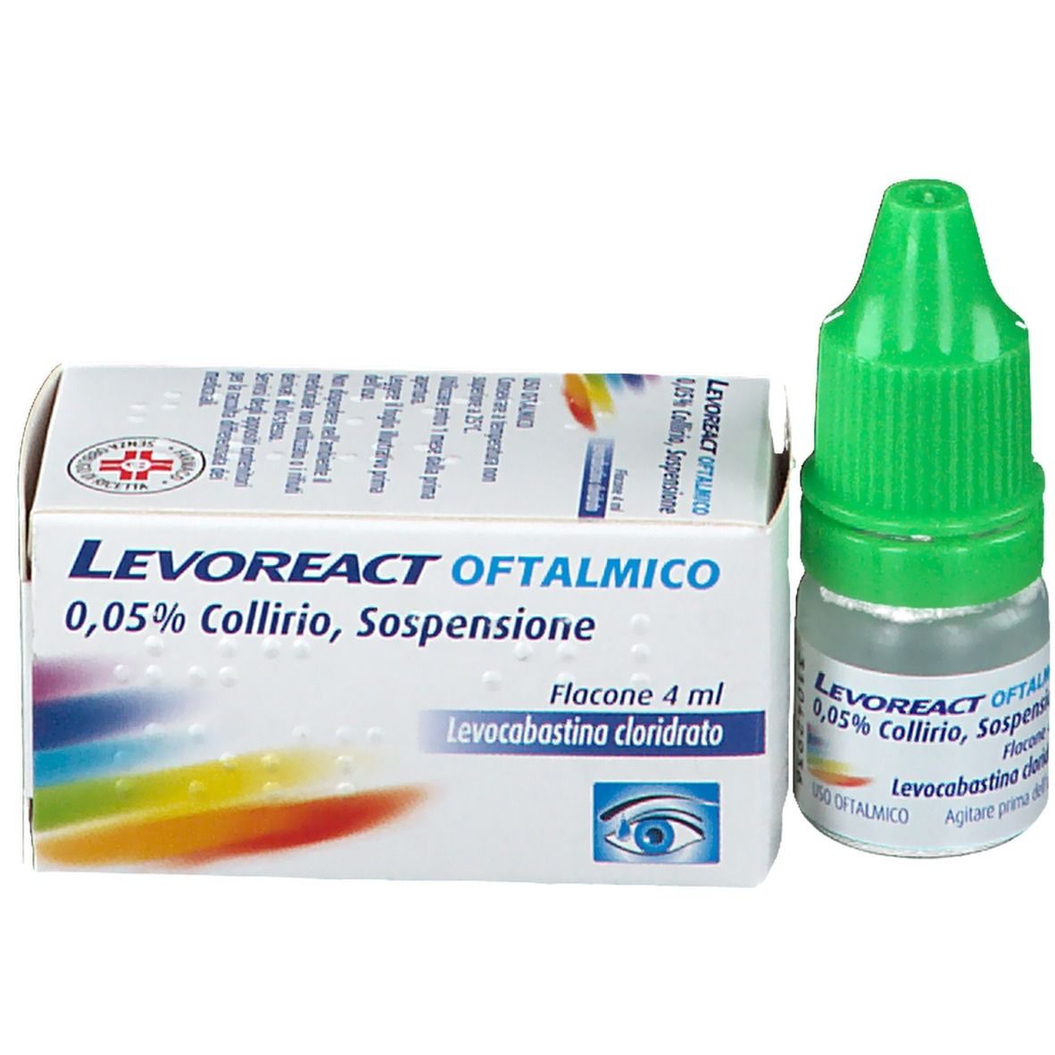 LEVOREACT OFTA COLLIRIO 4ML 0,5MG