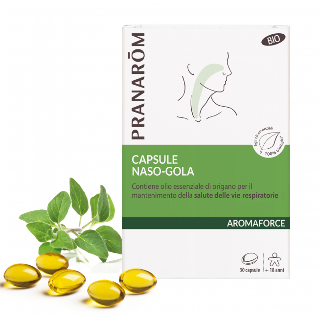 PRANAROM AROMAFORCE CAPSULE NASO-GOLA 30 CPS