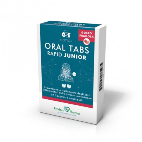 GSE ORAL TABS RAPID JUNIOR FRAGOLA 12 COMPRESSE