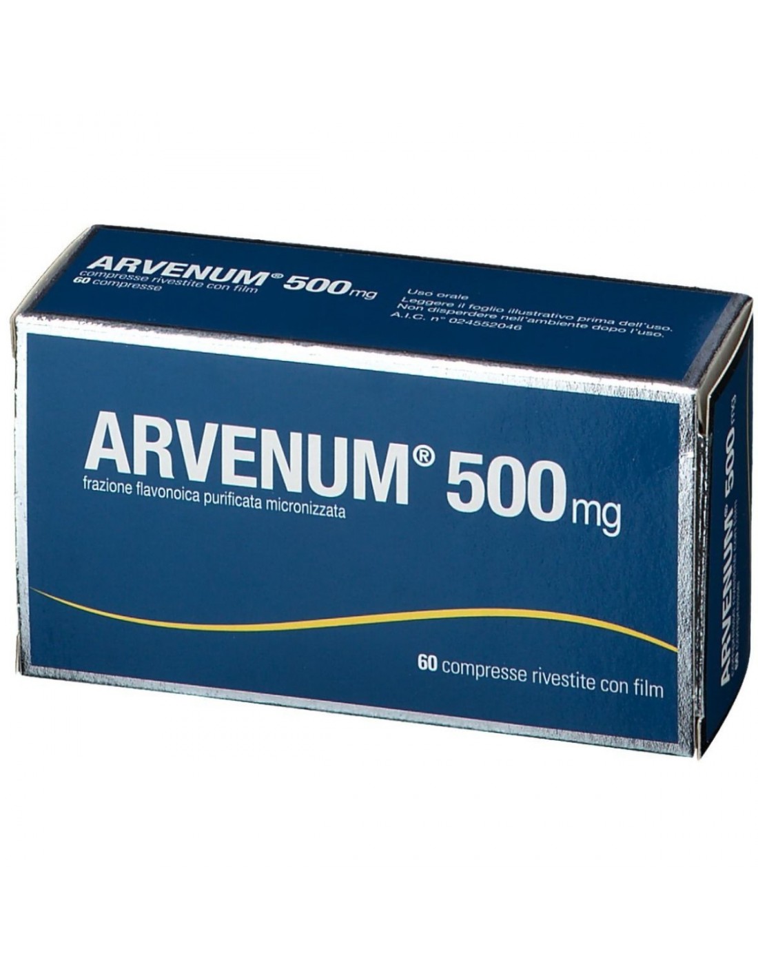 ARVENUM 60CPR RIV 500MG