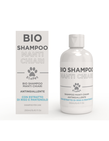 BIOPET SHAMPOO MANTI CHIARI 250ML