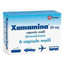 XAMAMINA MAL DI VIAGGIO 6 CAPSULE 50MG