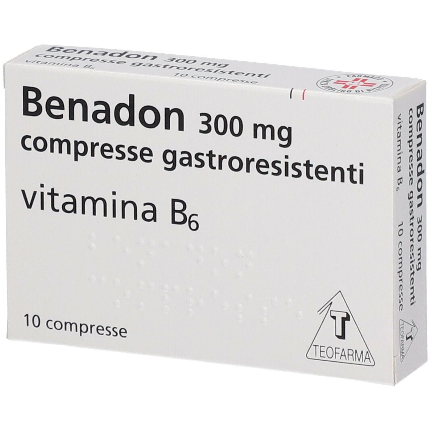 BENADON 10 COMPRESSE GASTRORESISTENTI 300MG