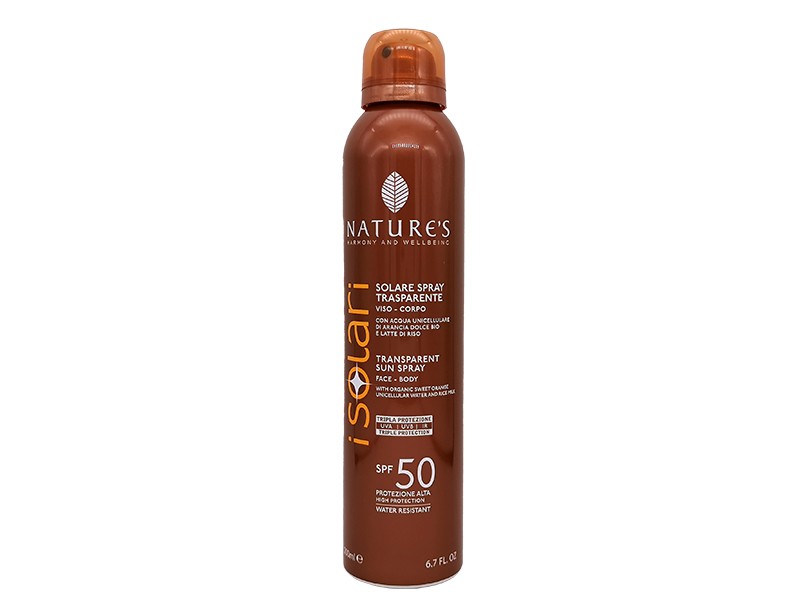 SOLARI NATURE'S SPRAY TRASPARENTE SPF50