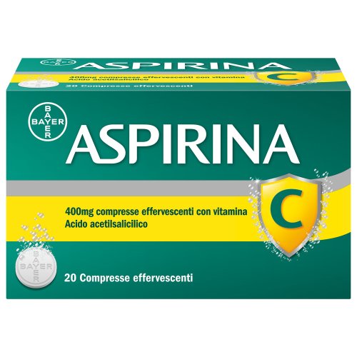 ASPIRINA C 20 COMPRESSE EFFERVESCENTI 400+240MG
