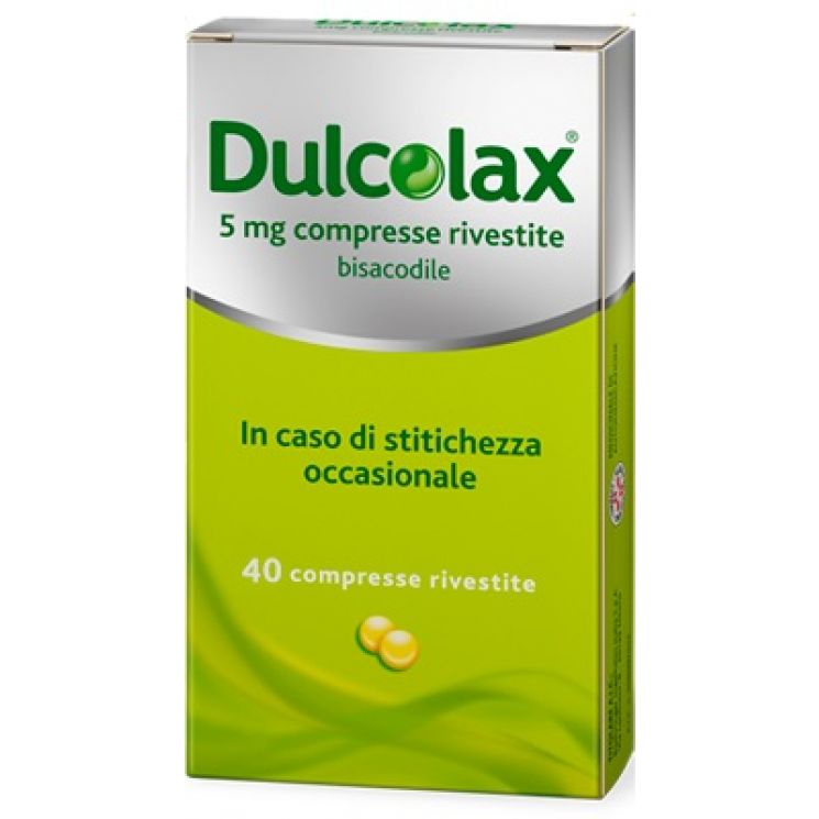 DULCOLAX 40 COMPRESSE RIVESTITE 5MG