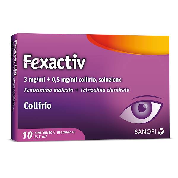 FEXACTIV COLLIRIO 10 FLACONCINI 0,5ML