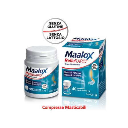 MAALOX REFLURAPID 40CPR MAST