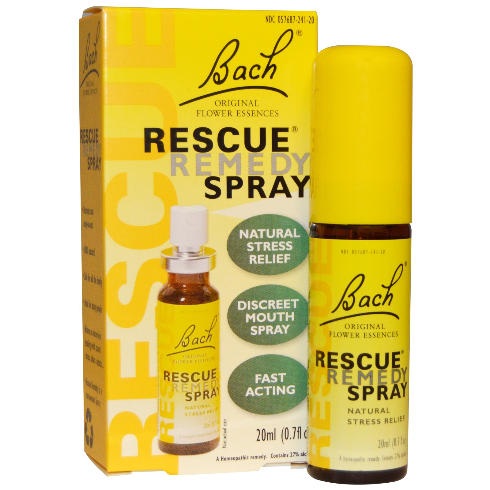 RESCUE REMEDY SPRAY SENZA ALCOOL 20ML