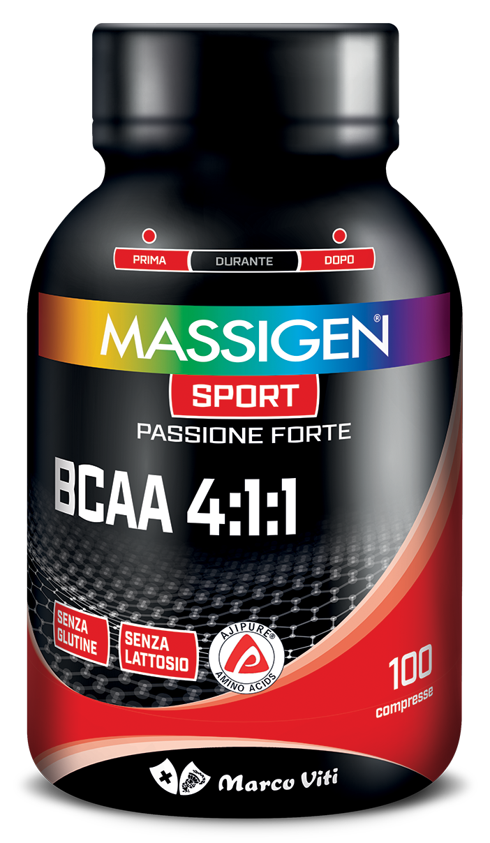 MASSIGEN SPORT BCAA 4:1:1 100 COMPRESSE