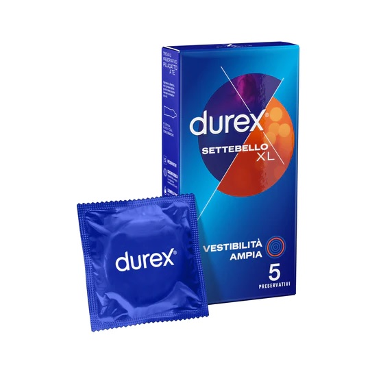 DUREX SETTEBELLO XL 5 PEZZI