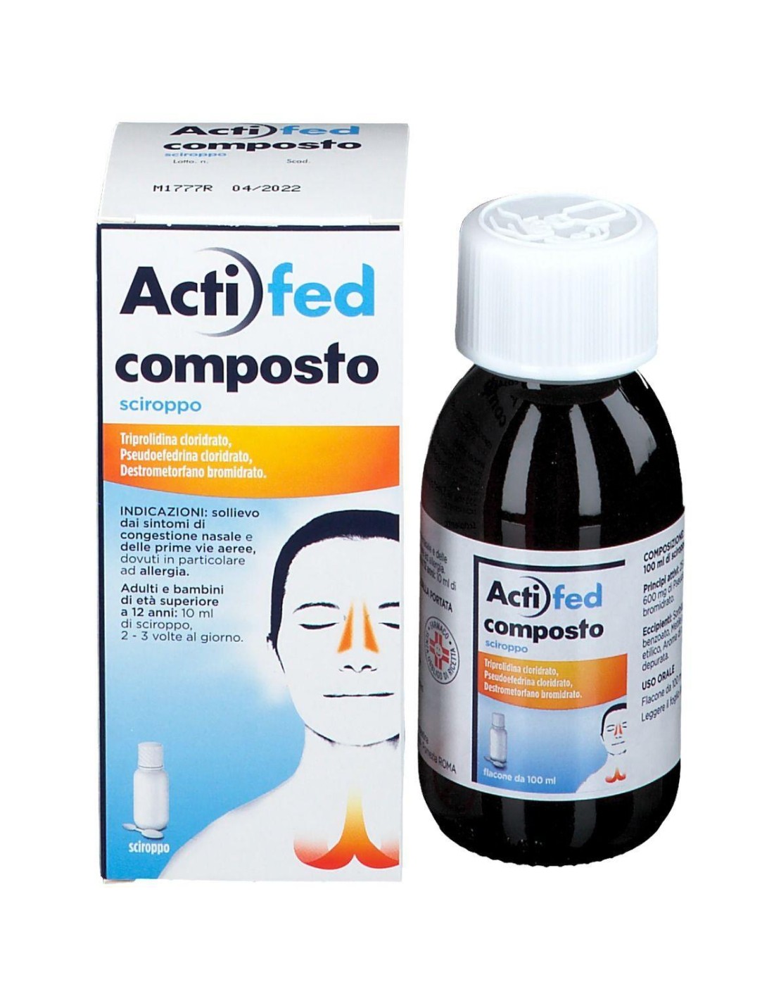 ACTIFED COMPOSTO SCIROPPO 100 ML