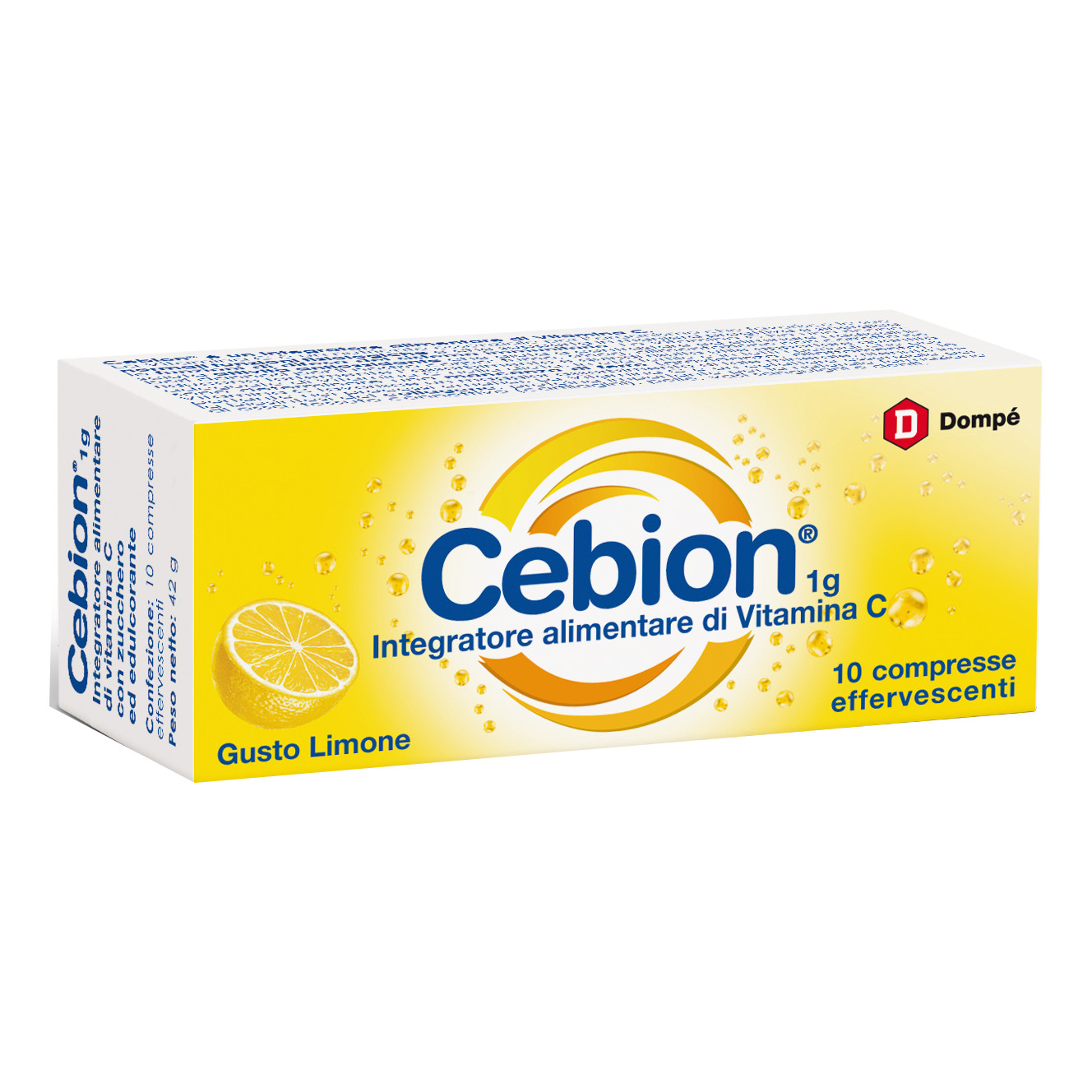 CEBION EFFERVESCENTE VITAMINA C LIMONE 10 COMPRESSE