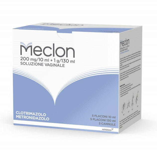 MECLON SOLUZIONE VAGINALE 5 FLACONI