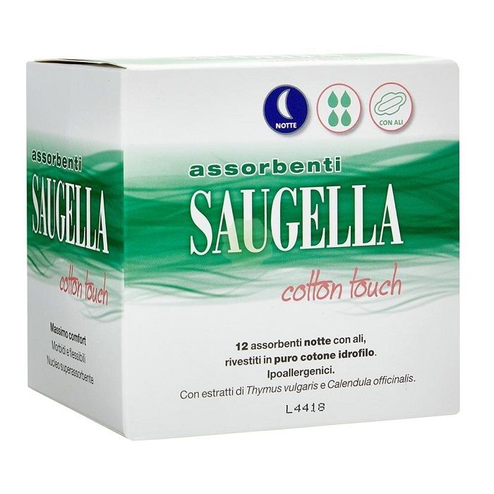 SAUGELLA ASSORBENTI NOTTE 12PZ