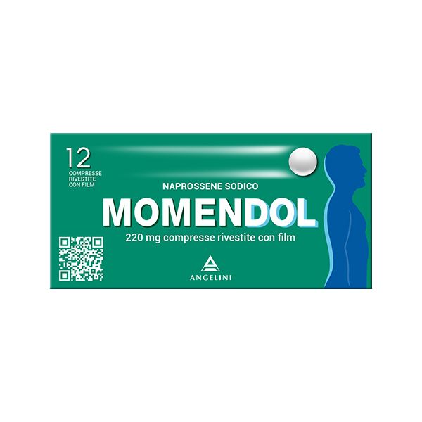 MOMENDOL 12 COMPRESSE RIVESTITE 220MG