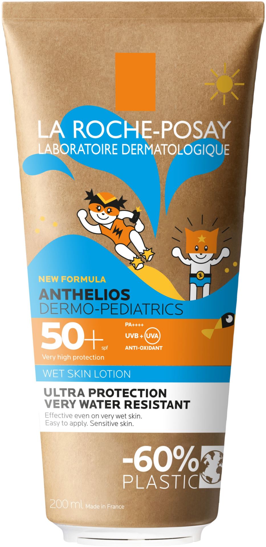 ANTHELIOS GEL PELLE BAGNATA BAMBINI 50+